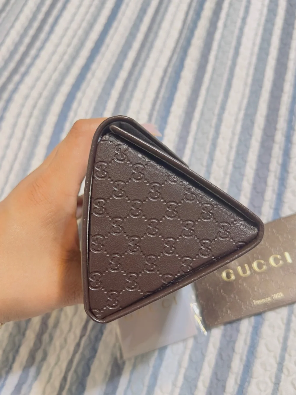 Gucci sunglasses case classic logo